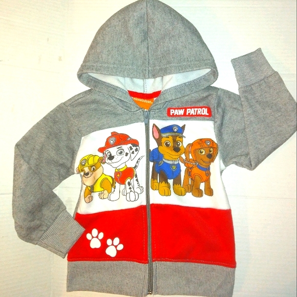 ☆L@@K!☆NICKELODEON☆PAW PATROL☆Toddler 2T Zip Hoodie Jacket - Picture 1 of 16